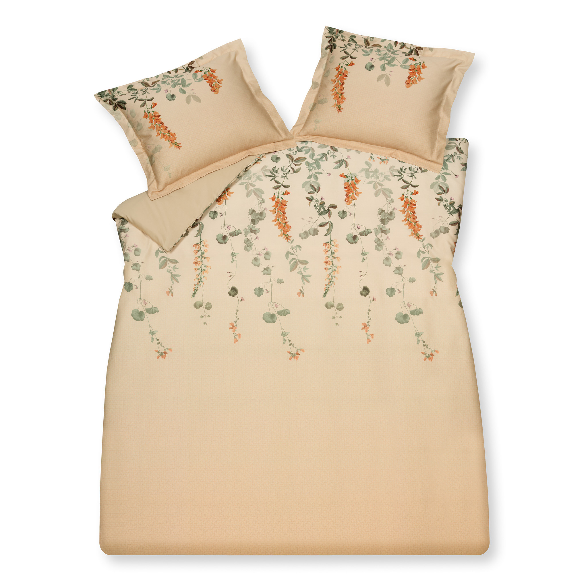 Housse de couette VICTORIA Champagne 200x220 cm (satiné) SASA21104