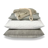 Housse de couette PURITY 79 Vert Fumée 140x220 cm (lin / coton) PUCO16179