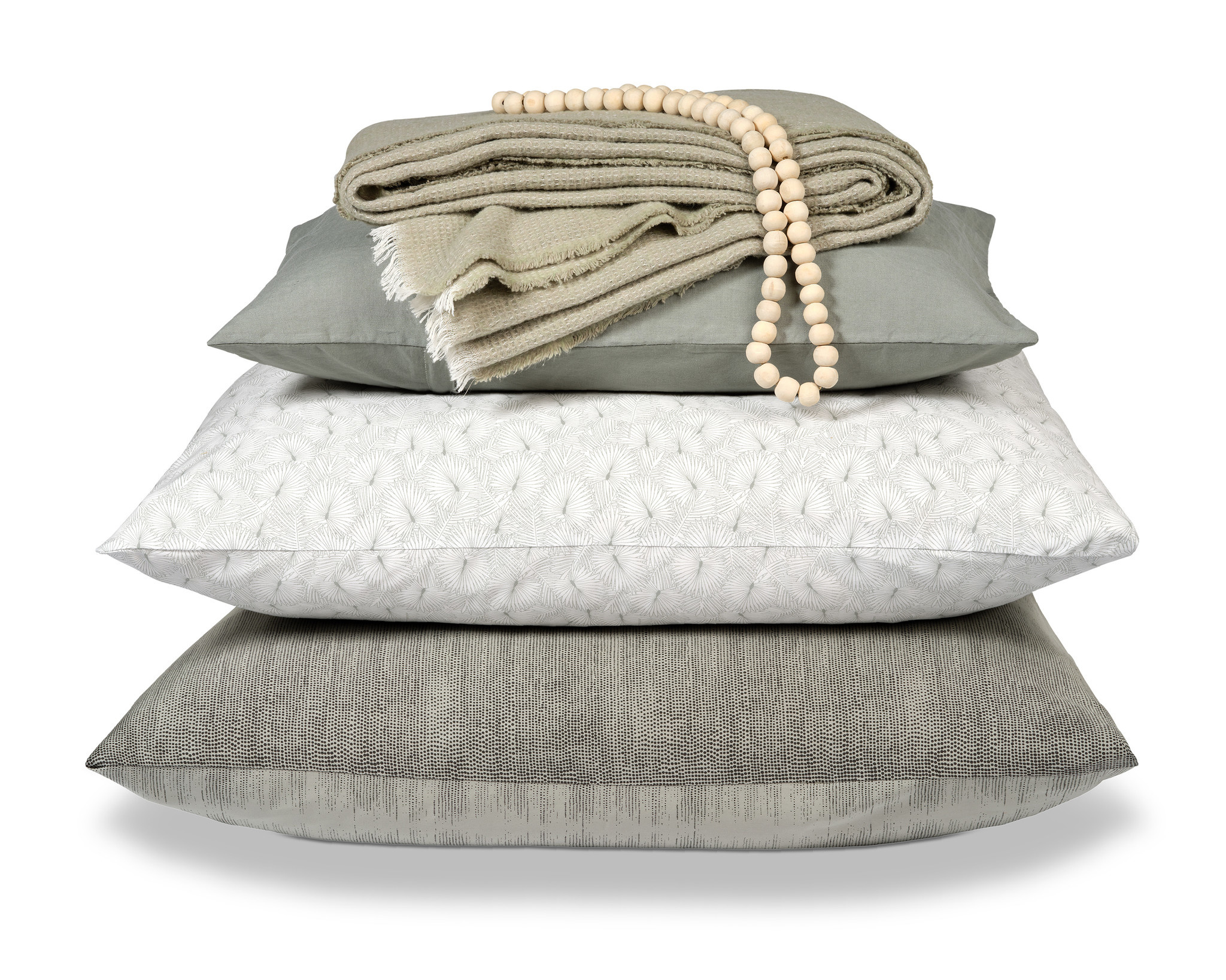 Duvet cover PURITY 79 Smoke Green 200x220 cm (linen / cotton) PUCO16179