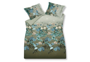 Dekbedovertrek RIVER Olive 200x220 cm (satijnkatoen)