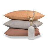 HOME 90 dekbedovertrek 140x220 cm Toffee (satijn) HCLA21290