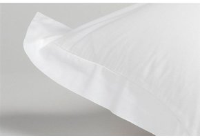 Kussensloop 60x70 cm OXFORD White-090 (satijnkatoen)