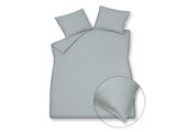 Housse de couette COTON LAVÉ 240x220 cm Bleu Perle (coton)