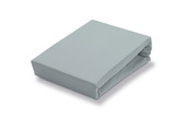 JERSEY SUPREME topper fitted sheet Pearl Blue