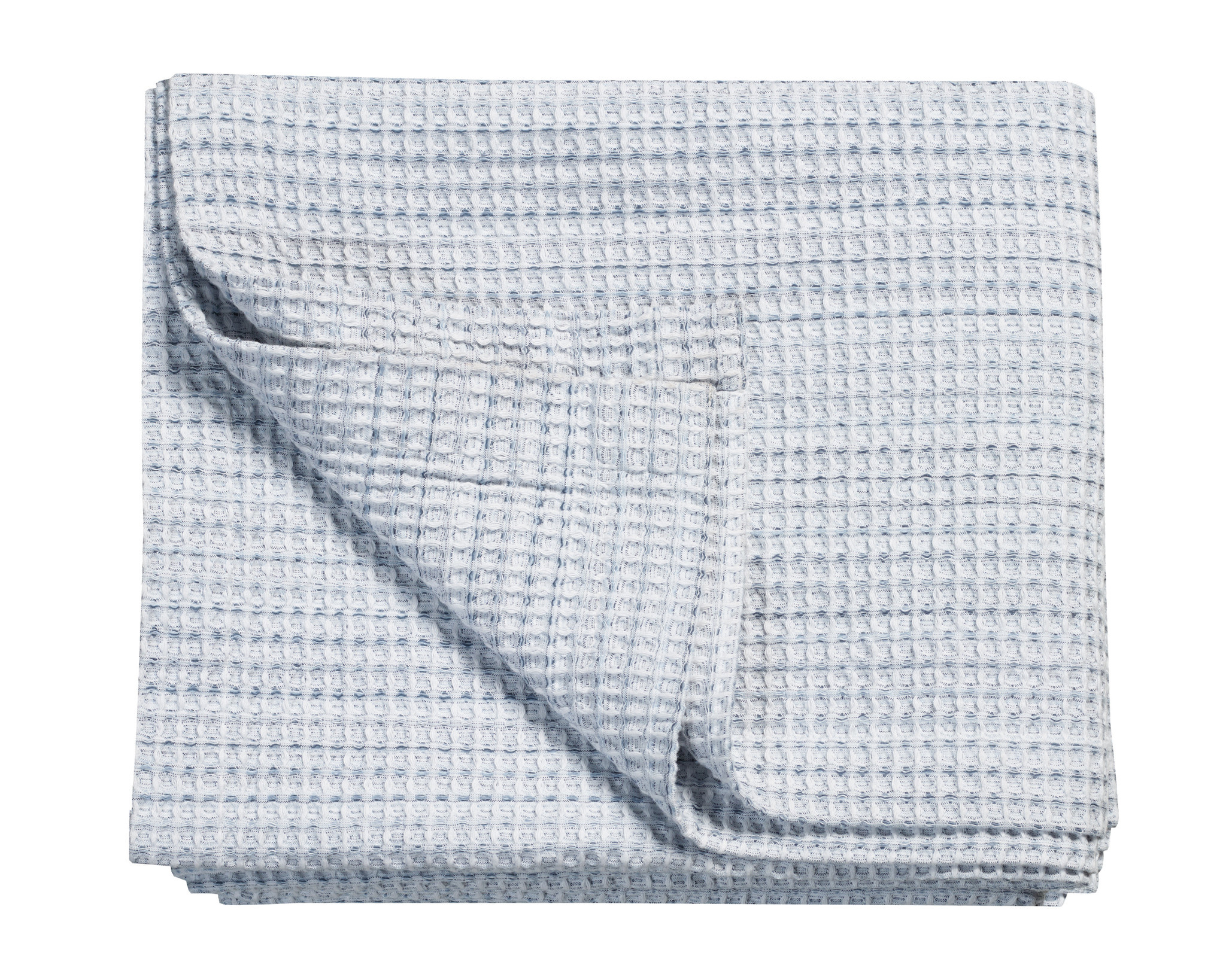 Couvre-lit / couverture gaufré PURE 31 Denim délavé 180x260 cm