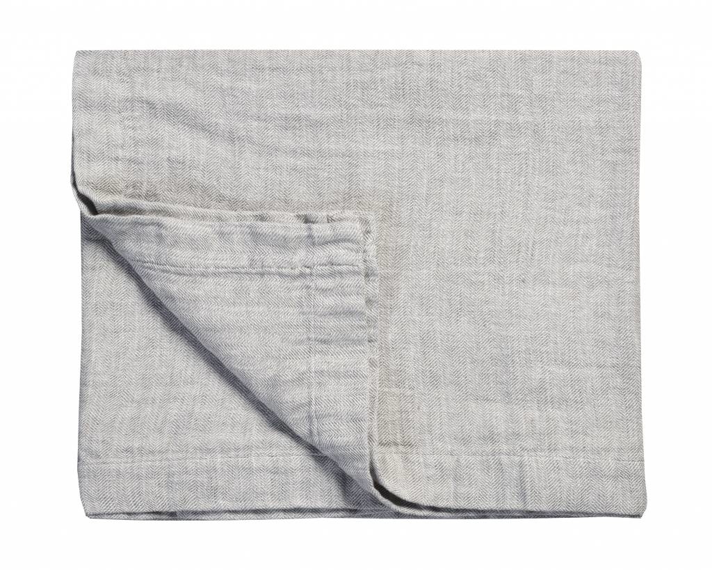 PURE 22 plaid/sprei 180x260 cm Grey-011 (katoen/linnen)