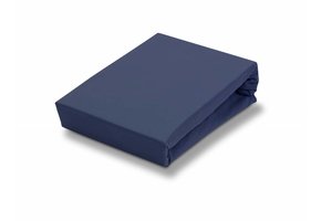 Topper hoeslaken Navy-036 (jersey supreme)