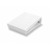 Vandyck JERSEY SUPREME split topper fitted sheet White