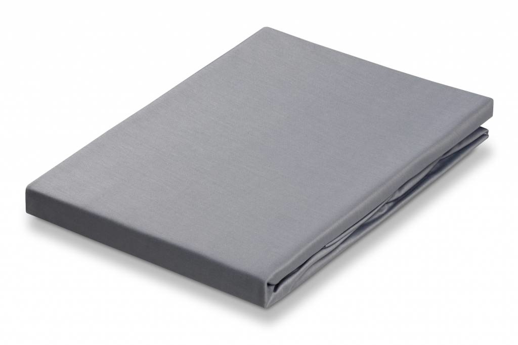 Fitted Sheet SATIN SOFT Steel Grey