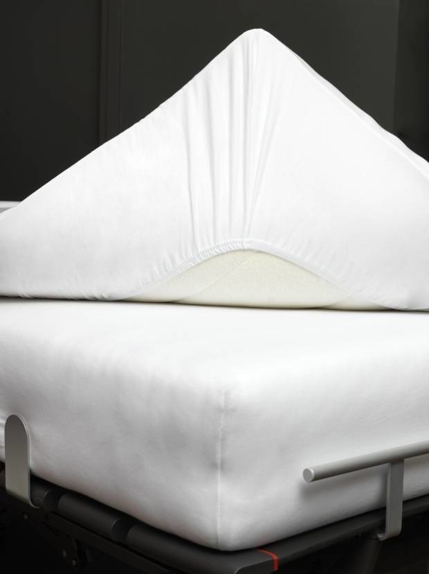 Vandyck JERSEY SUPREME split topper fitted sheet Linen