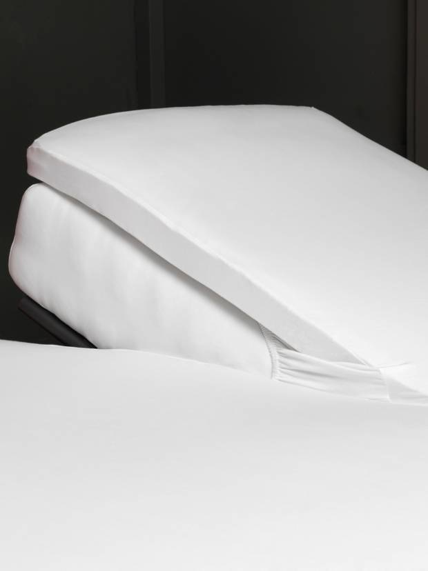 Vandyck JERSEY SUPREME split topper fitted sheet Linen