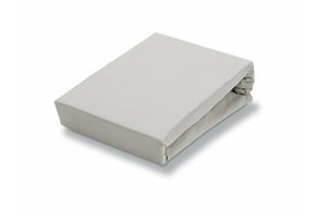 Drap housse surmatelas JERSEY SUPREME Gris Argent