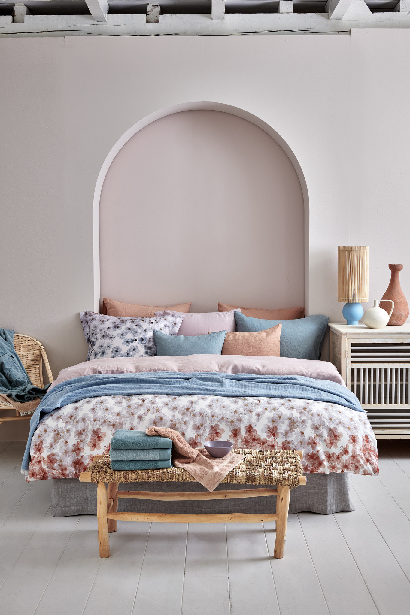 Dekbedovertrek PURITY 79 Praline 140x220 cm (linnen / katoen) PUCO16179