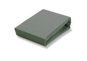 JERSEY SUPREME topper fitted sheet Sage Green