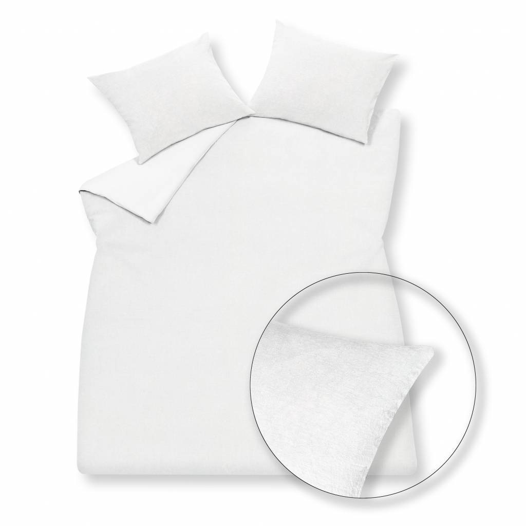 Duvet cover PURITY 79 White 140 x 200/220 cm (linen) PUCO16179