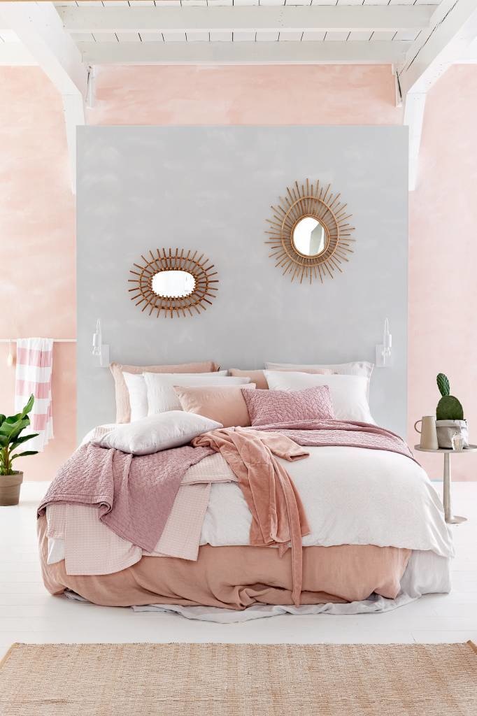 Dekbedovertrek PURITY 79 Sepia Pink 240x220 cm (linnen) PUCO16179