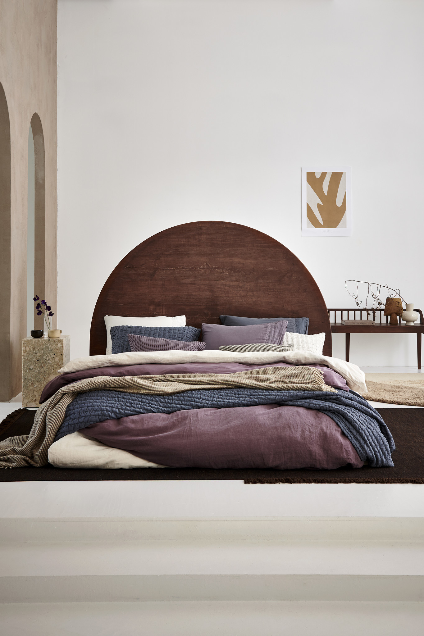 Duvet cover PURE 07 Moonscape 200x220 cm (linen / satin cotton) PRSA17207