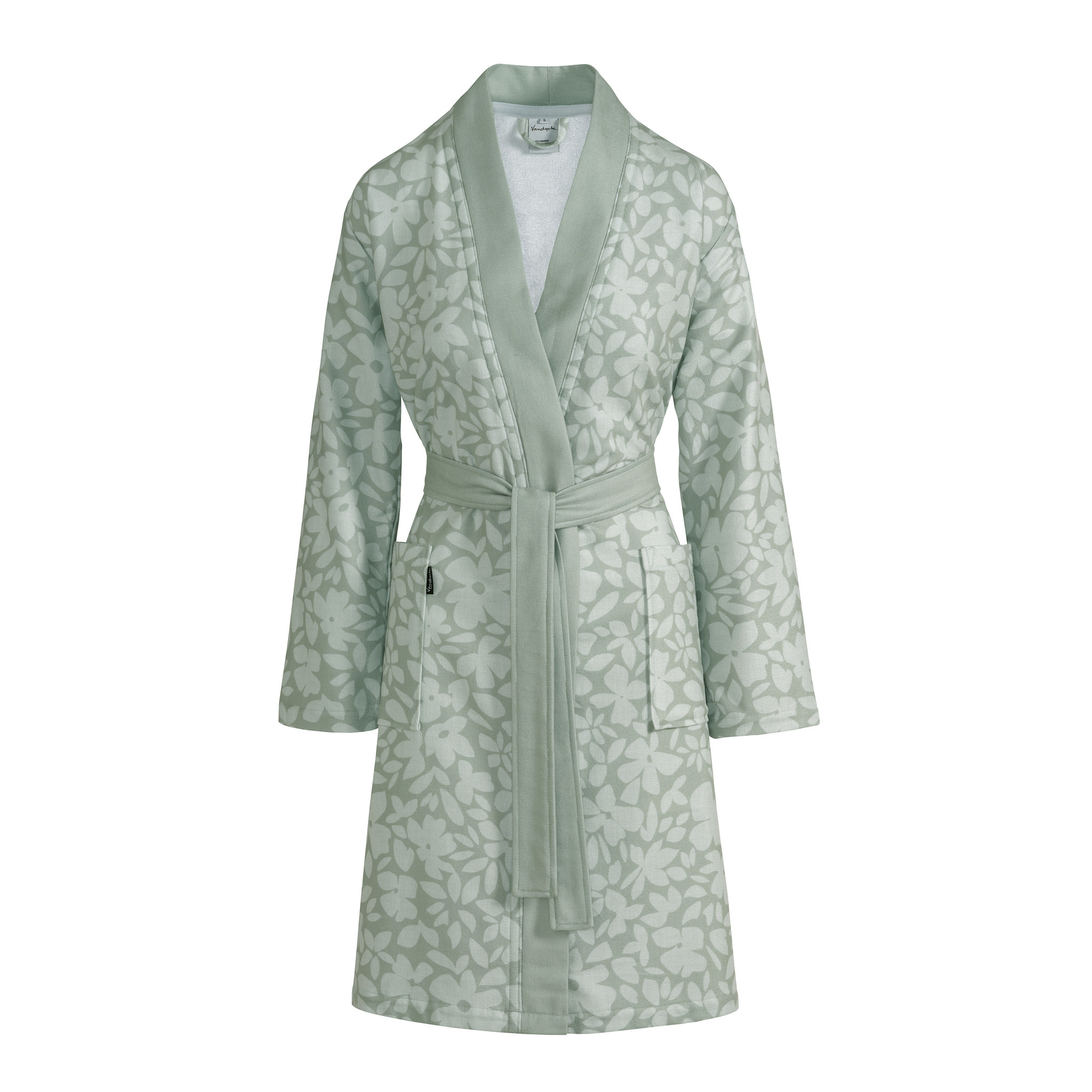 Badjas AMBER kleur Smoke Green-814  (BAGE23101)