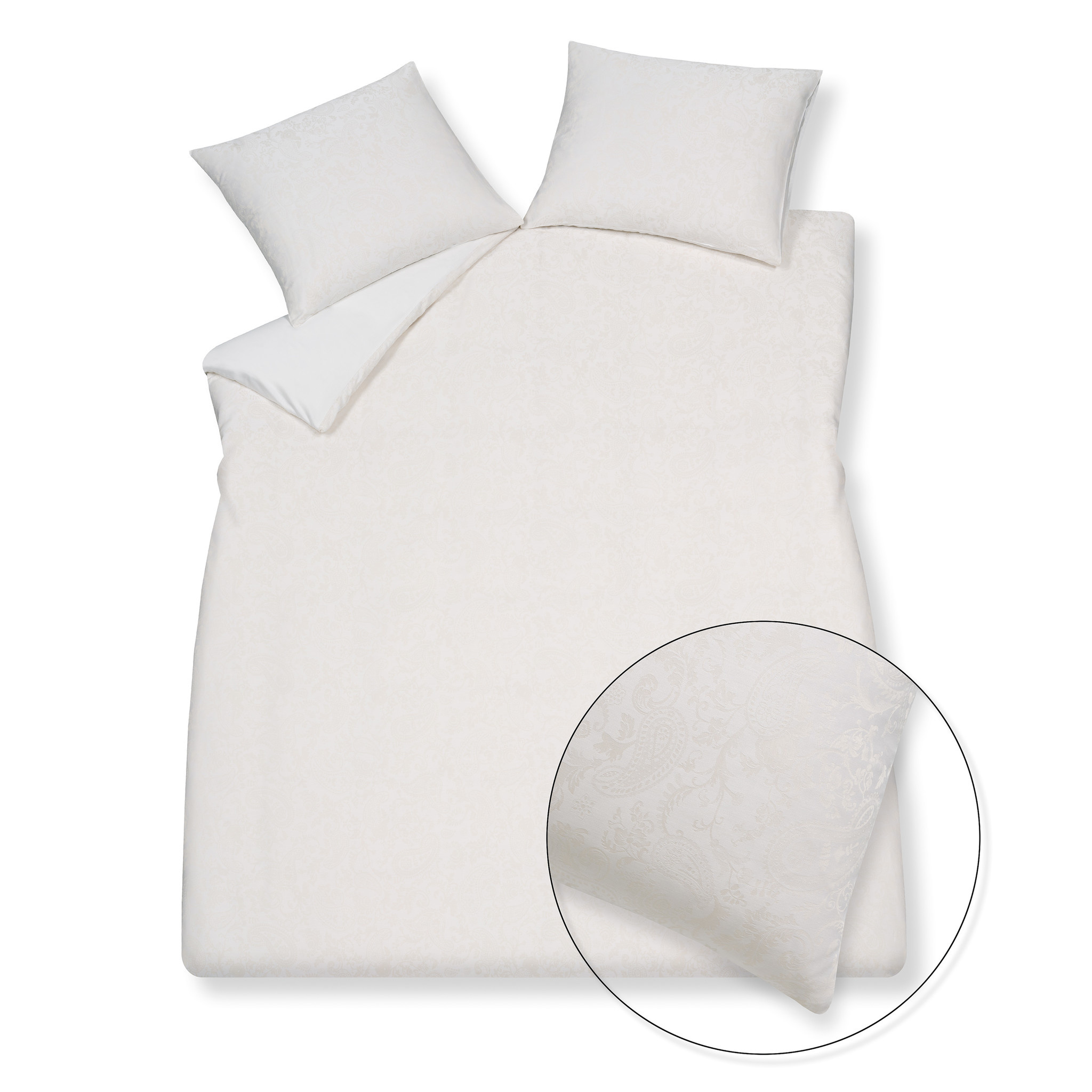 Dekbedovertrek PURITY Lucca Offwhite 200x220 cm (PUSA23102)