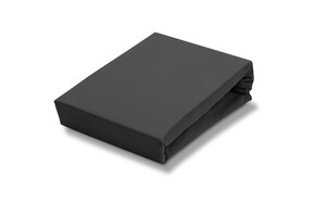 JERSEY SOFT splittopper hoeslaken Off Black