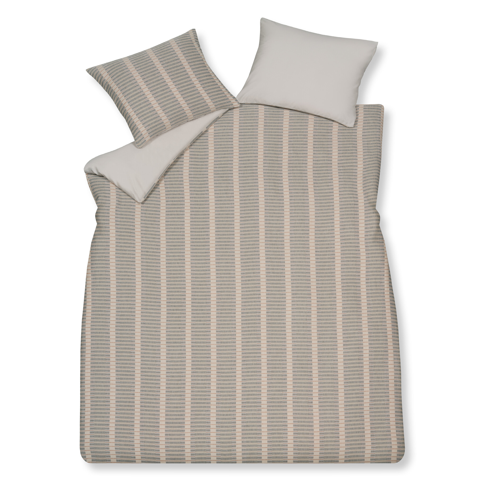 Housse de couette PURE 73 pierre 140x220 cm