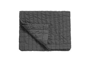 PURE 64 plaid/sprei 180x260 cm Off Black (katoen)