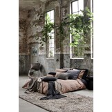 Taie d'oreiller PURE 64 60x70 cm coloris Noir Cassé (coton)