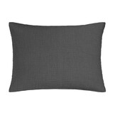 Housse de coussin PURE 68 40x55 cm coloris Noir Cassé
