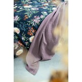 Housse de couette HAPPINESS Encre Bleue 240x220 cm (coton satiné)