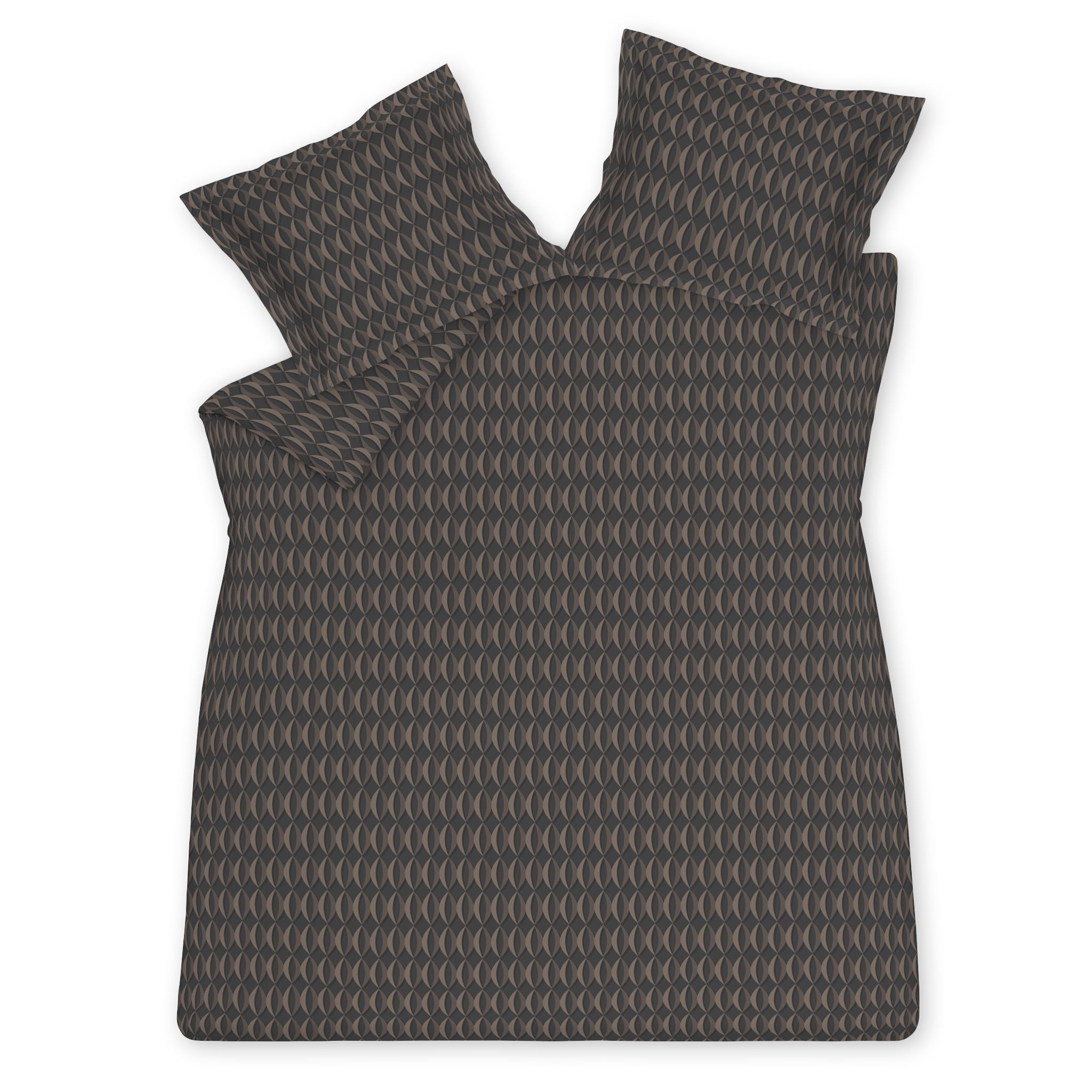 Duvet cover BOUNCING Off Black 200x220 cm (satin cotton)