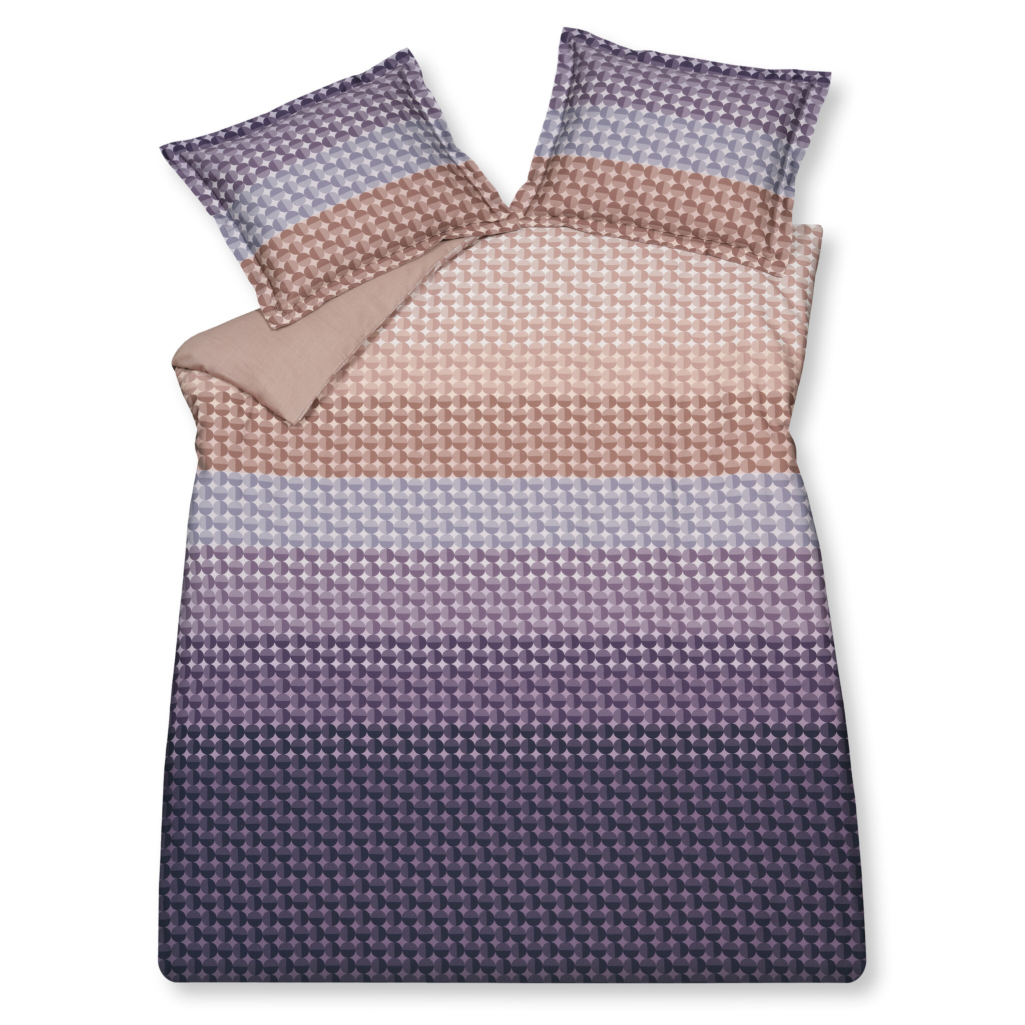 Dekbedovertrek BUBBLE Moonscape 240x220 cm (satijnkatoen)