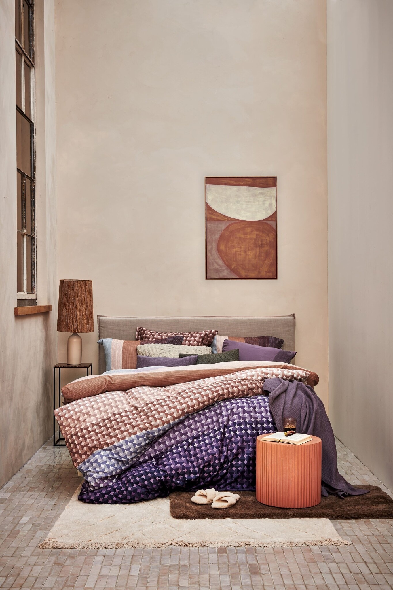 Dekbedovertrek RELAX Moonscape 140x220 cm (satijnkatoen)