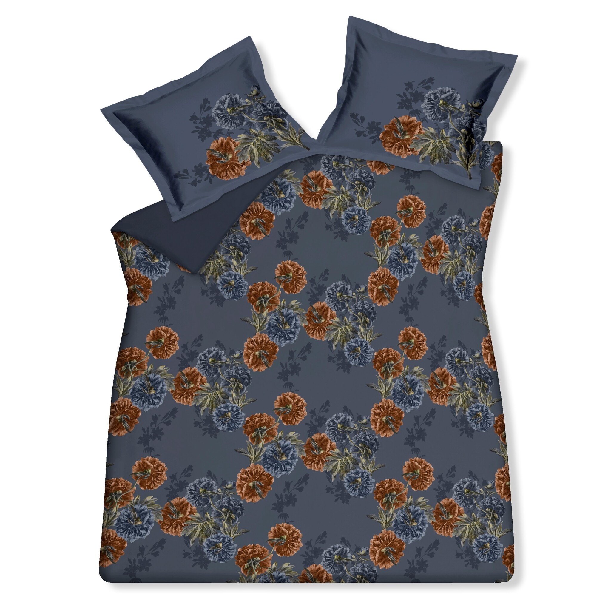 Dekbedovertrek MIDNIGHT HOUR Blue Ink 200x220 cm (satijnkatoen)