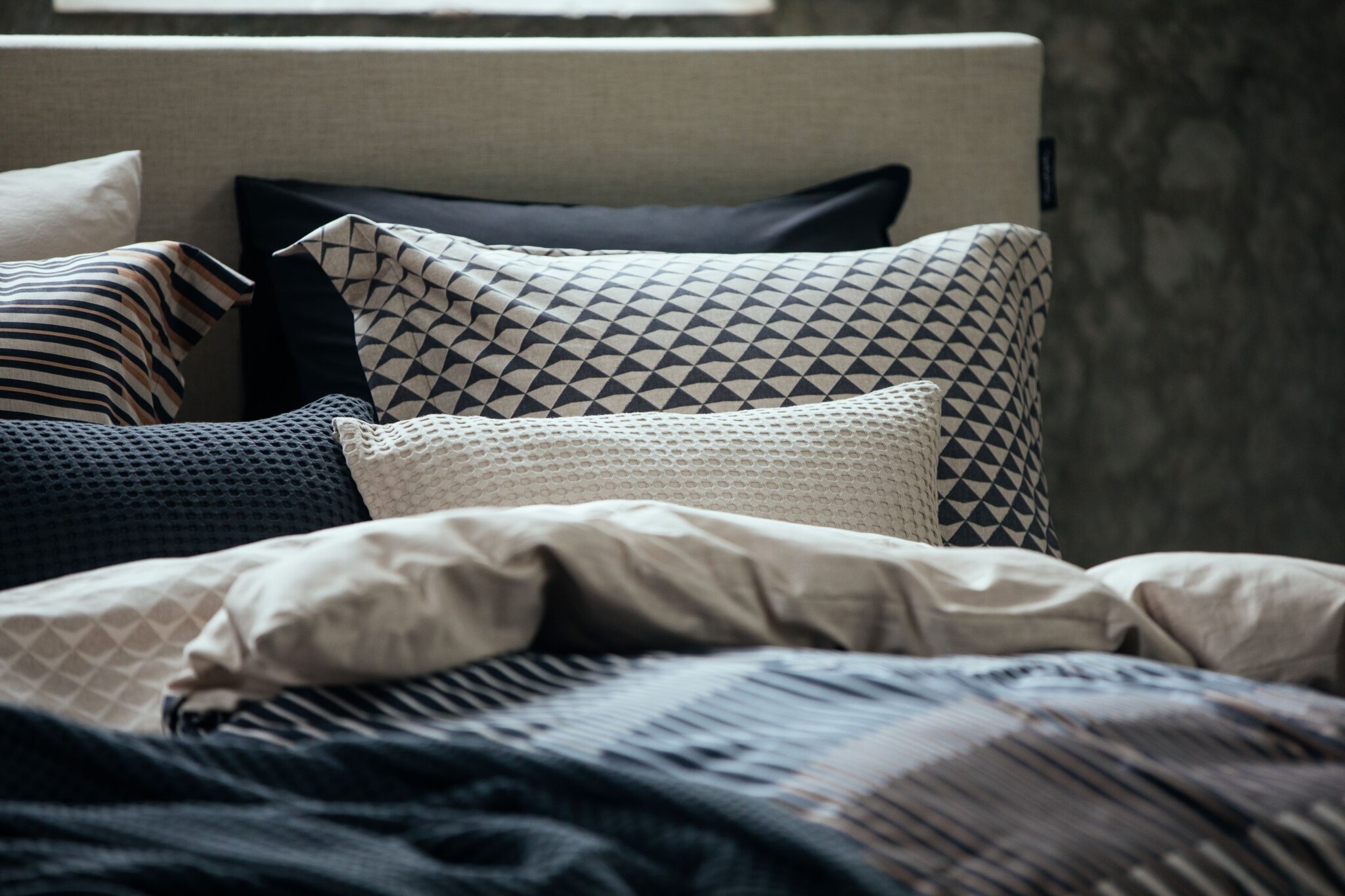 Duvet cover DIAMONDS Off Black 200x220 cm