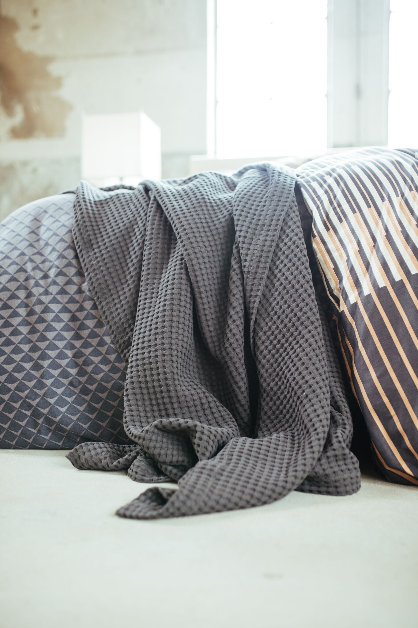 Duvet cover DIAMONDS Off Black 200x220 cm