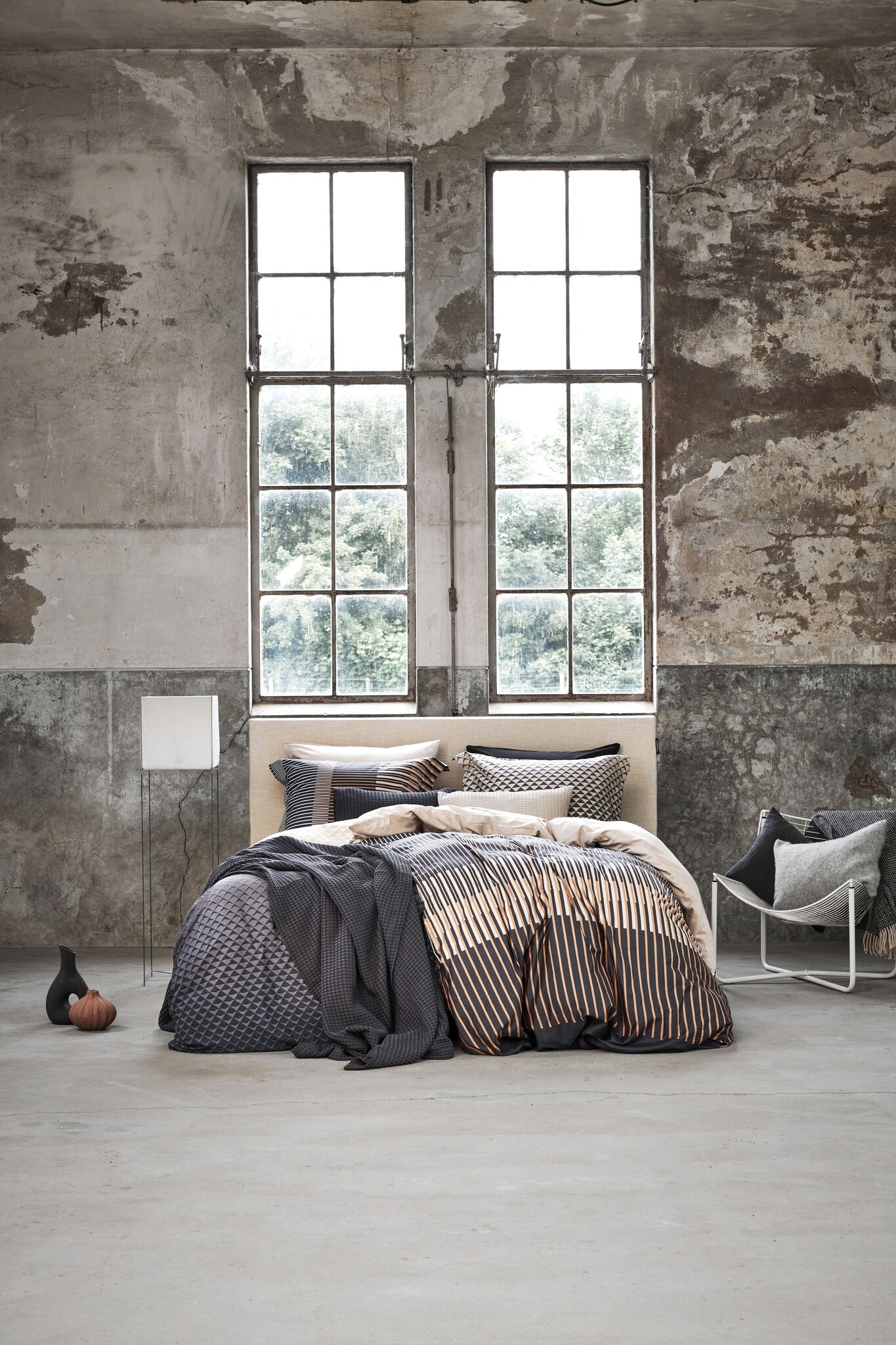 Duvet cover DIAMONDS Off Black 200x220 cm