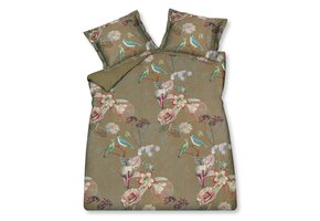 Dekbedovertrek FLORAL BIRD multi 200x220 cm (satijnkatoen)