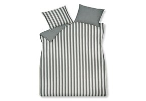 Dekbedovertrek HOME 97 Off Black 140x220 cm (katoen / tencel)