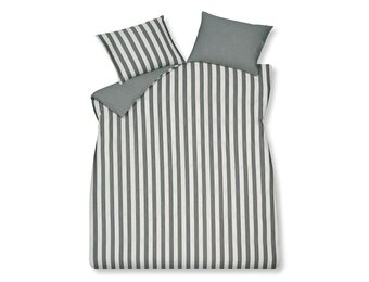 Dekbedovertrek HOME 97 Off Black 240x220 cm (katoen / tencel)