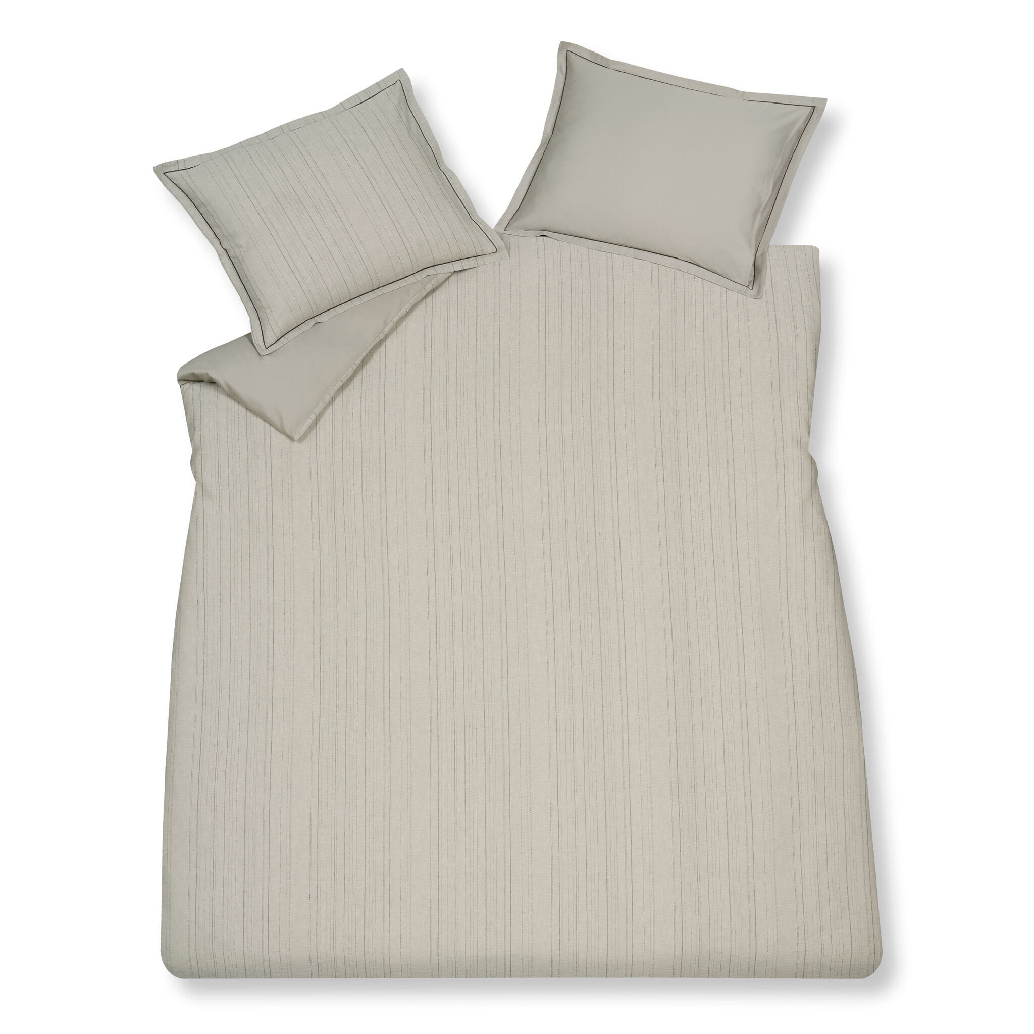 Dekbedovertrek PURE 72 Coolgrey 200x220 cm (linnen/katoen)