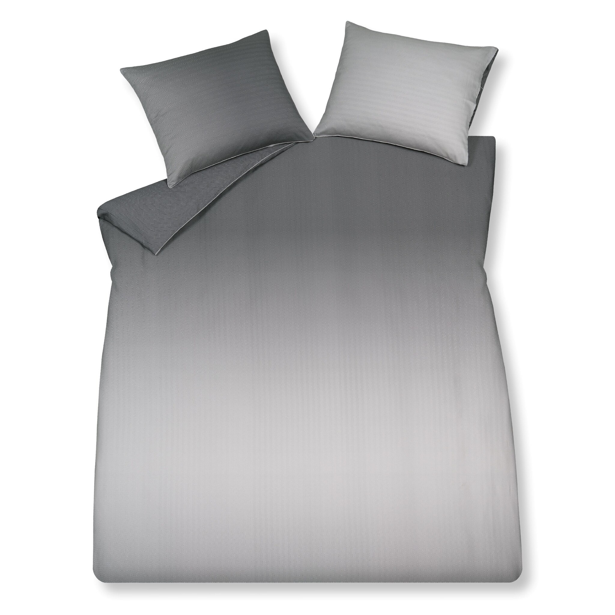 Dekbedovertrek HOME Milano Off Black 140x220 cm (satijnkatoen)