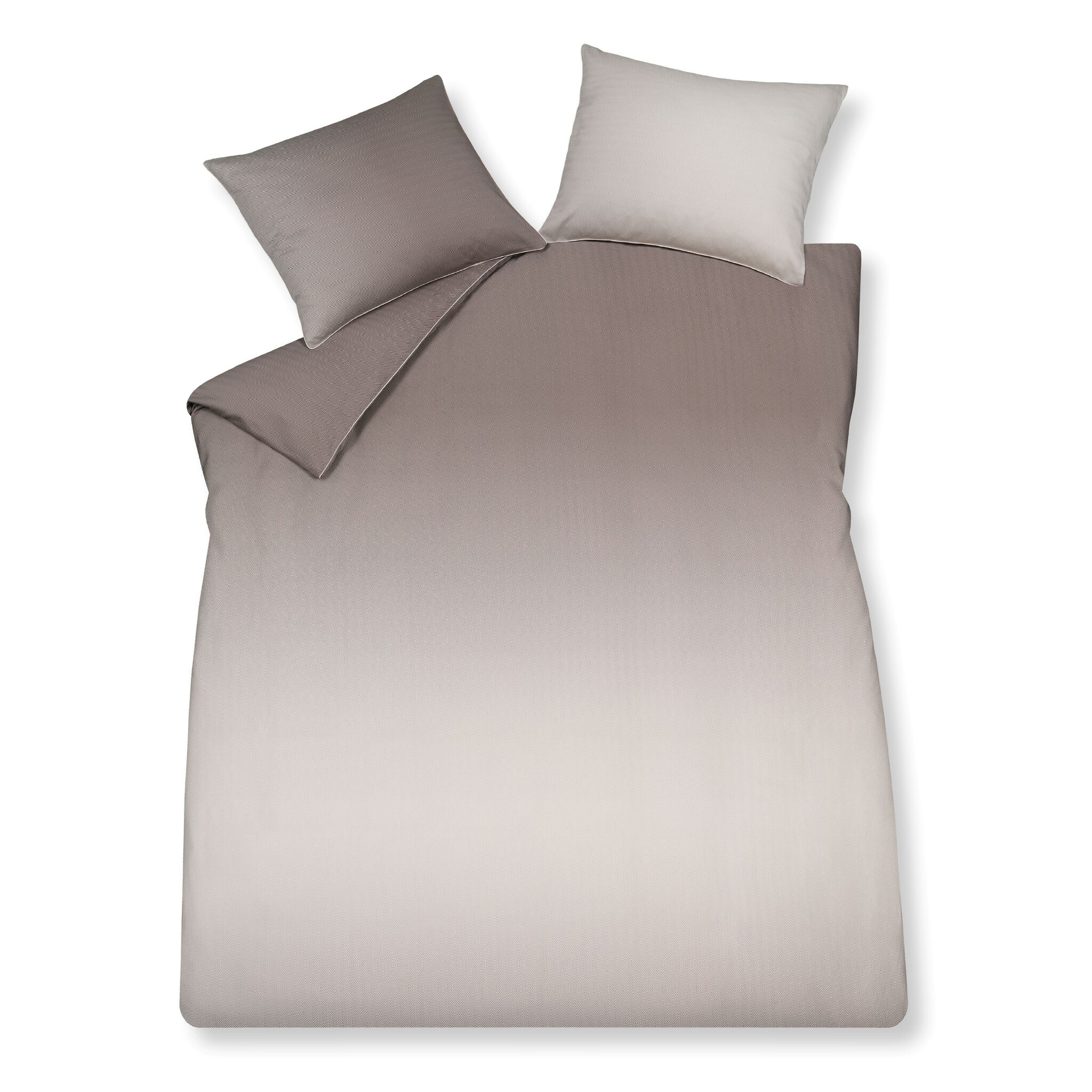 Duvet cover HOME Milano 200x220 cm, color Taupe (satin cotton)