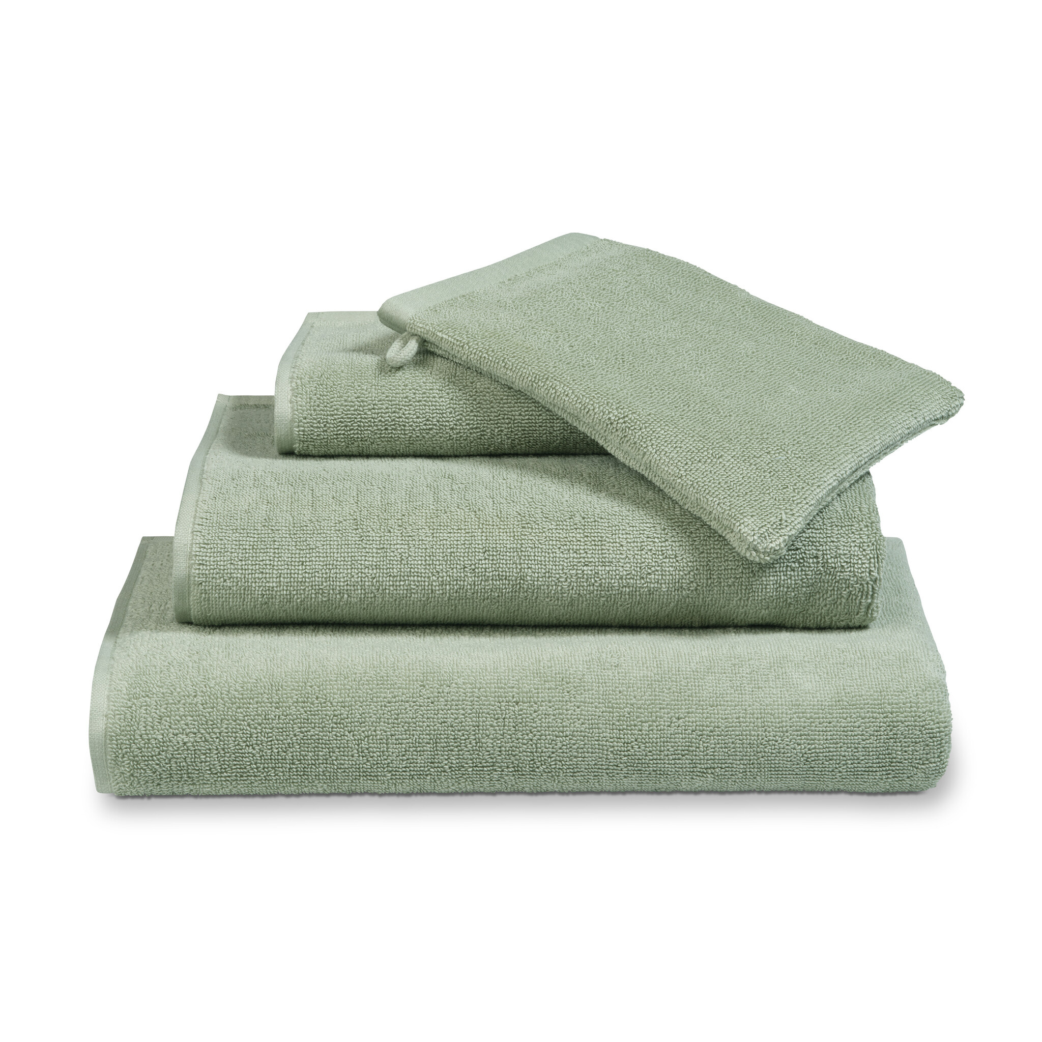 Towel VERONA Uni color Smoke green-814