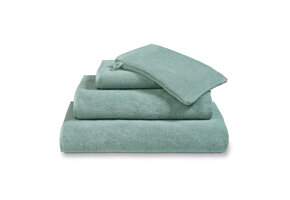 Serviette VERONA Uni Bleu nacré