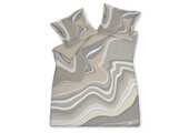 Housse de couette MARBLE Stone 140x220 cm (coton satiné)
