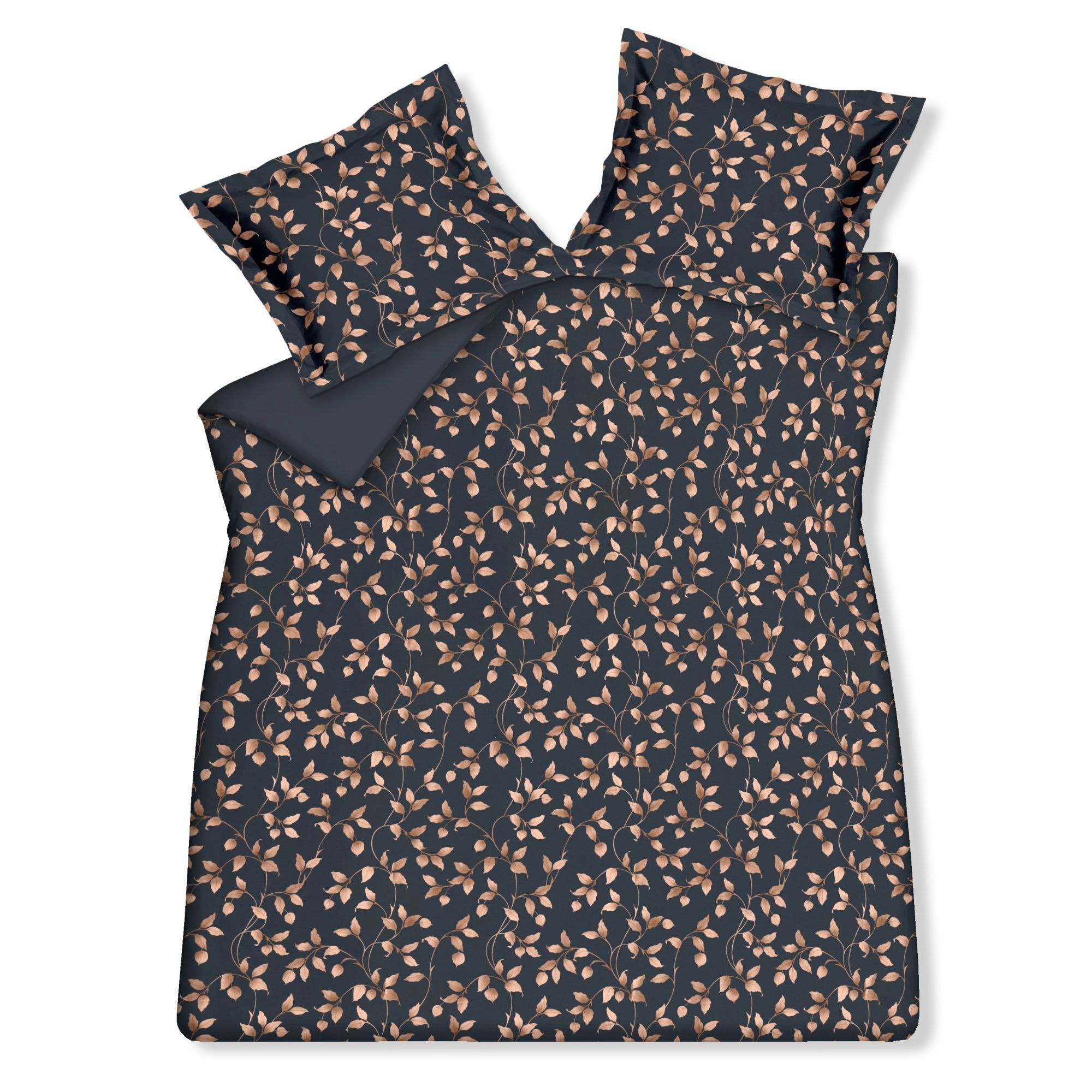 Housse de couette SERENE Encre Bleue 240x220 cm (coton satiné)