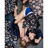 Dekbedovertrek INSPIRING Blue Ink 140x220 cm (satijnkatoen)