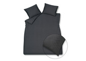 Dekbedovertrek PURITY Monaco Off Black 240x220 cm (satijnkatoen)