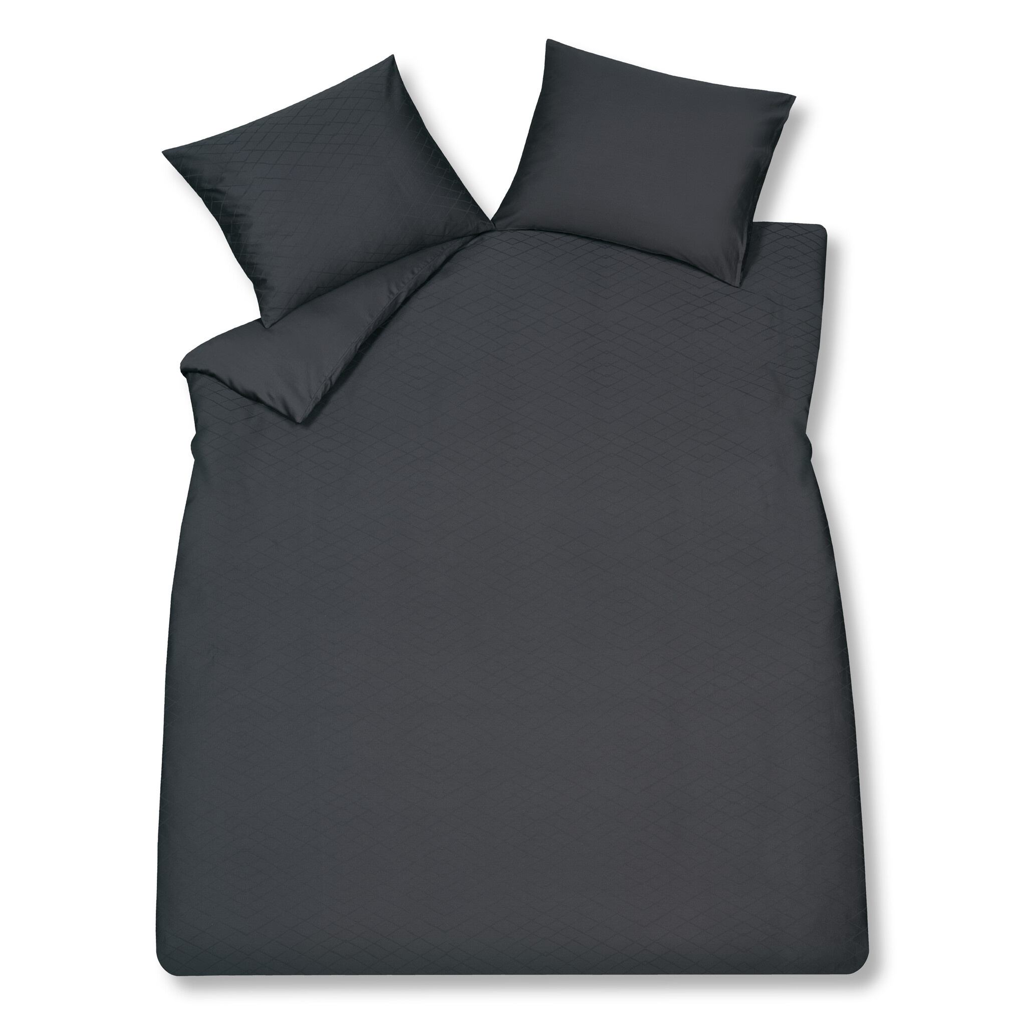 Duvet cover PURITY Monaco Off Black 240x220 cm (satin cotton)