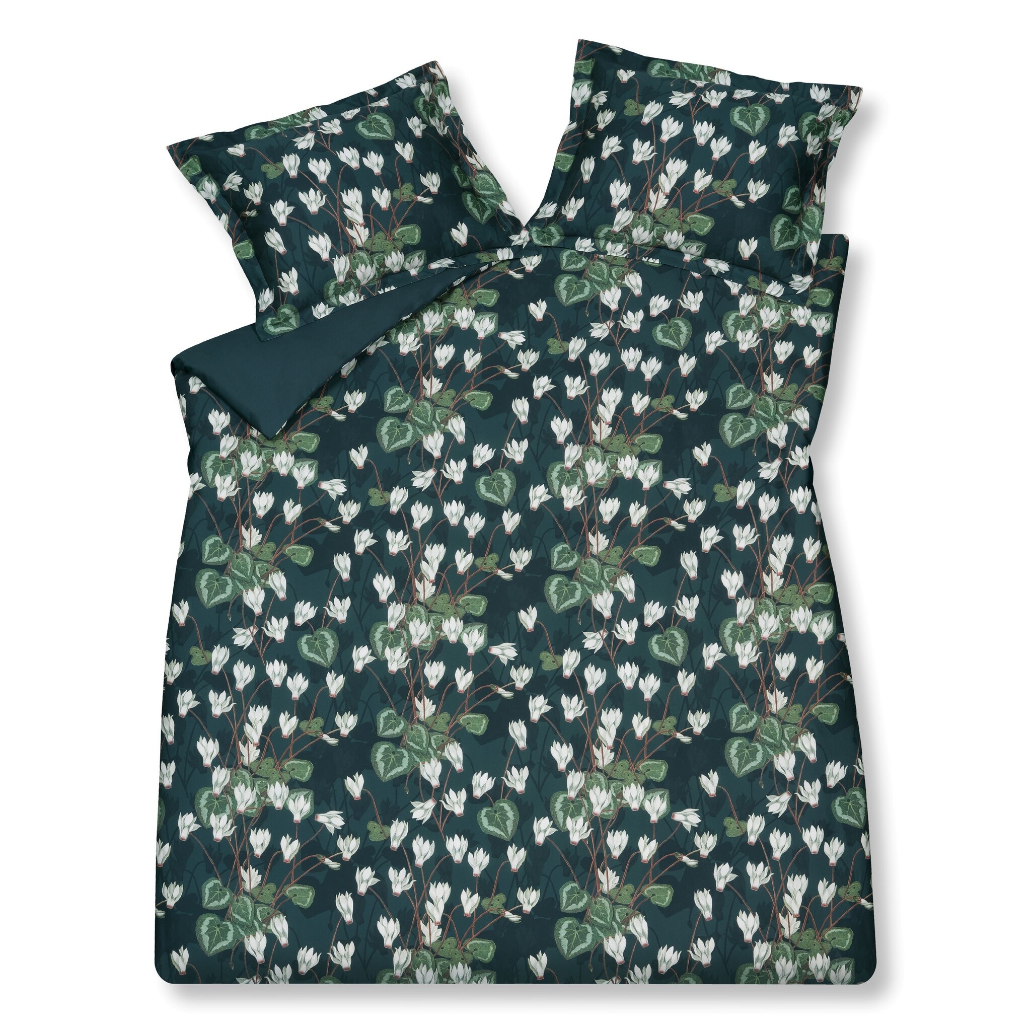 Duvet cover GREEN FEVER Blue Ink 140x220 cm (satin cotton)